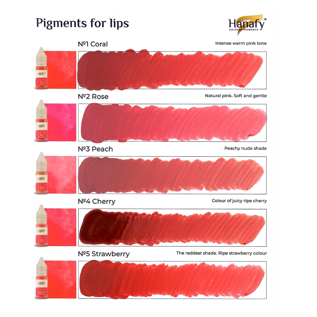 Hanafy - LIP Pigment - N1 Coral, 10ml