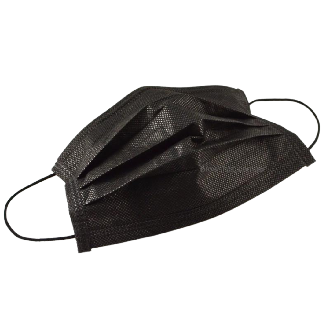 Disposable Face Mask - Black (50pcs)