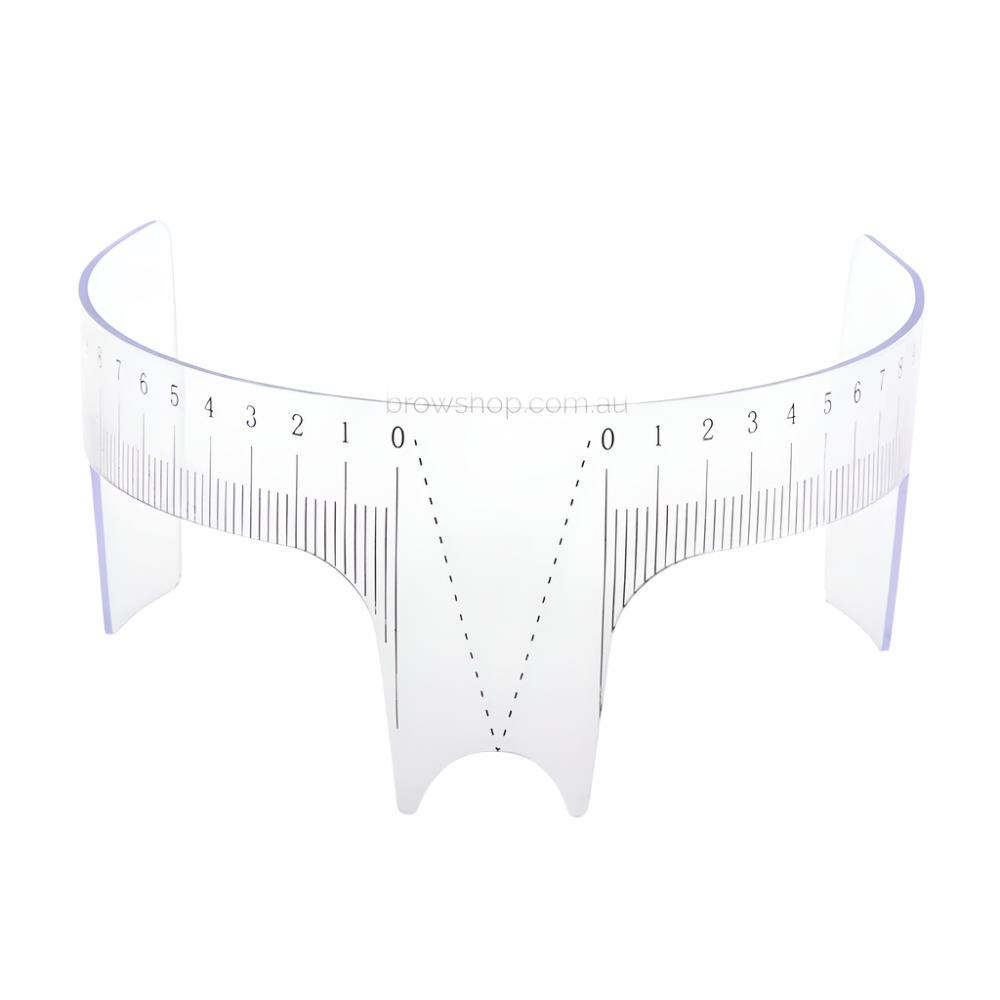 Eyebrow Ruler with Nose Support