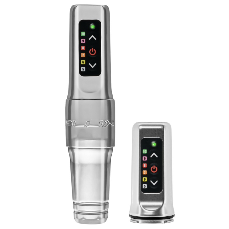 Flux Mini 2.5mm Wireless Machine With Extra Battery - Silver