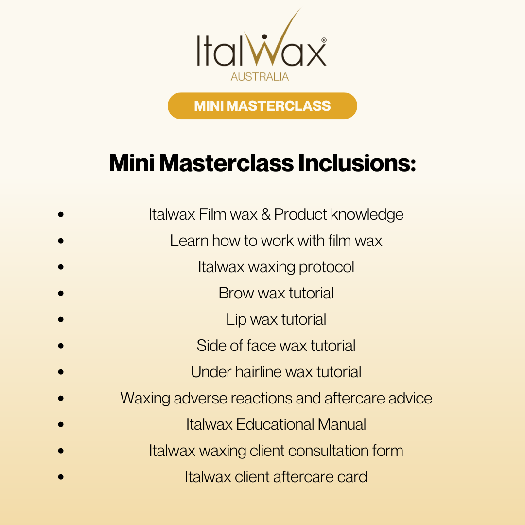 Italwax - Online Mini Masterclass
