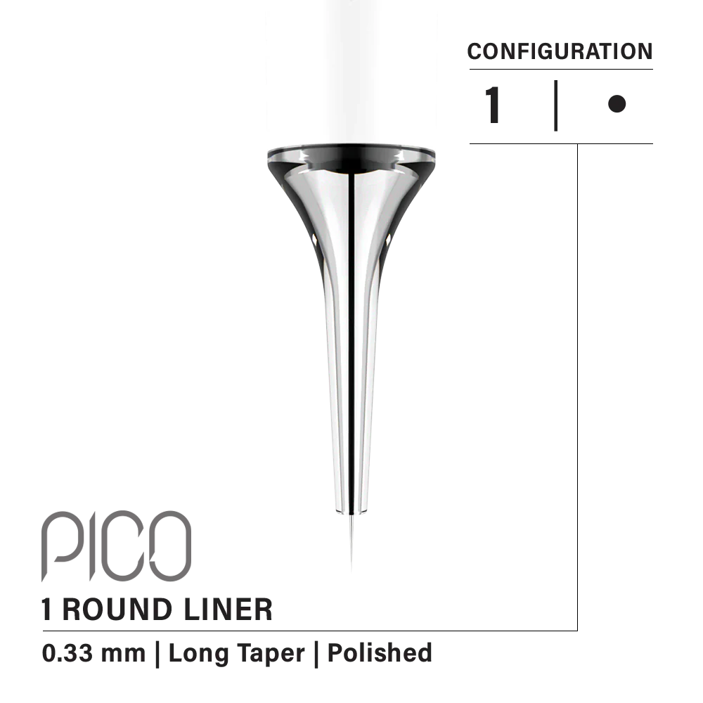Vertix - Pico Cartridges 1 Round Liner (20pcs) - Choose Type
