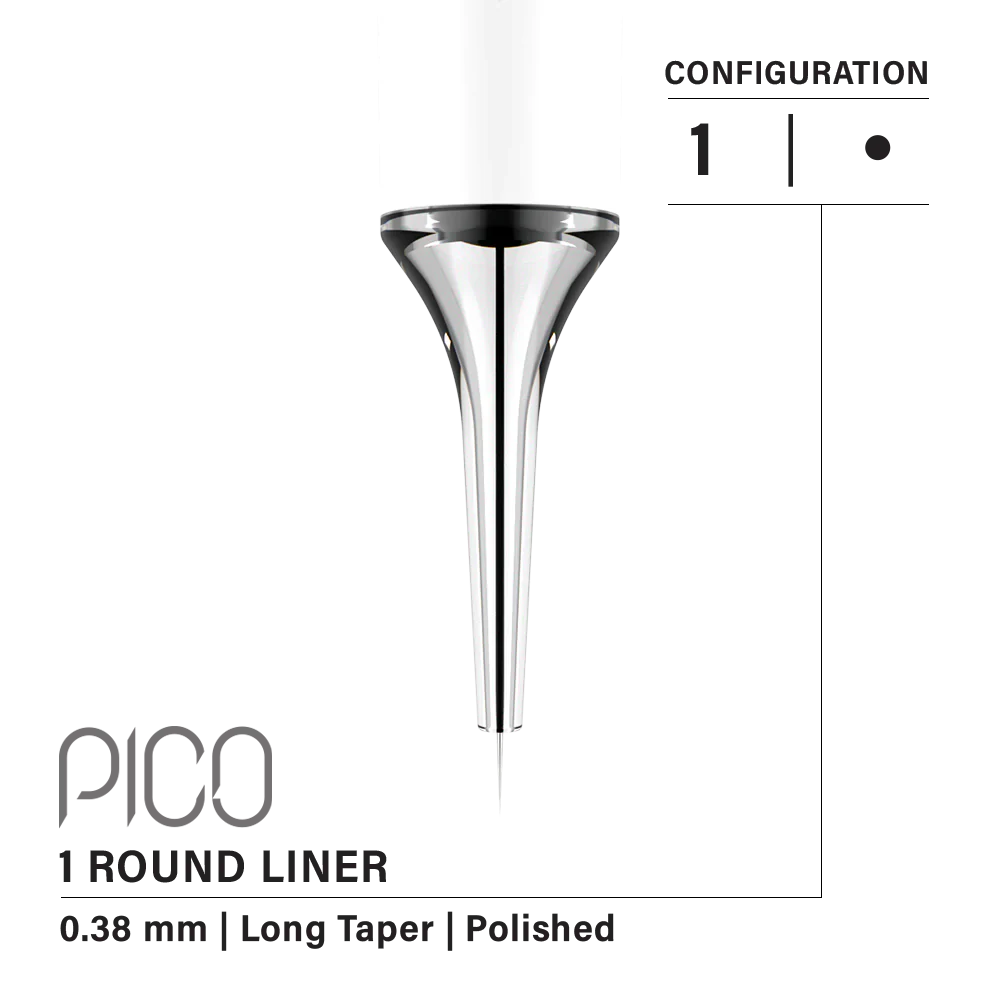 Vertix - Pico Cartridges 1 Round Liner (20pcs) - Choose Type