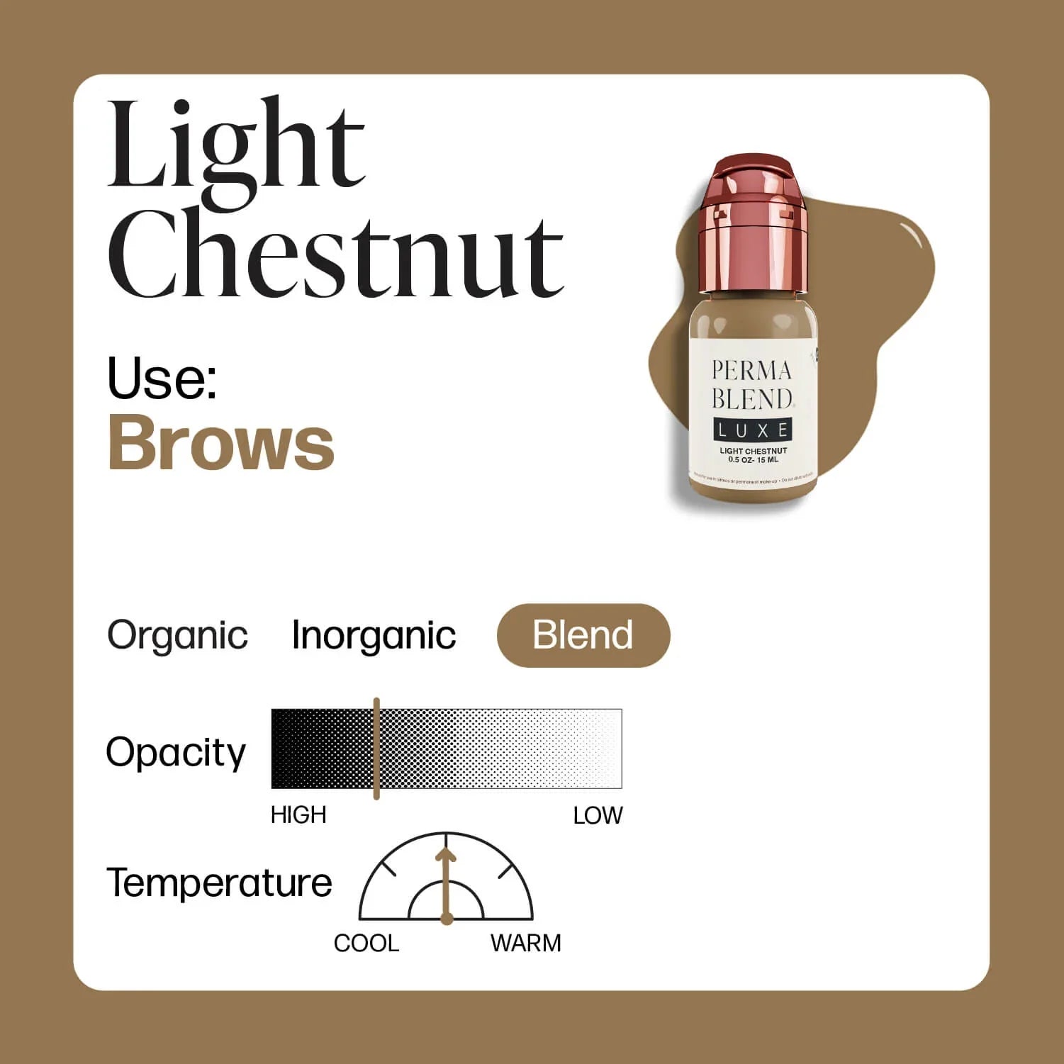 Perma Blend - Luxe Pigments - Light Chestnut, 15ml