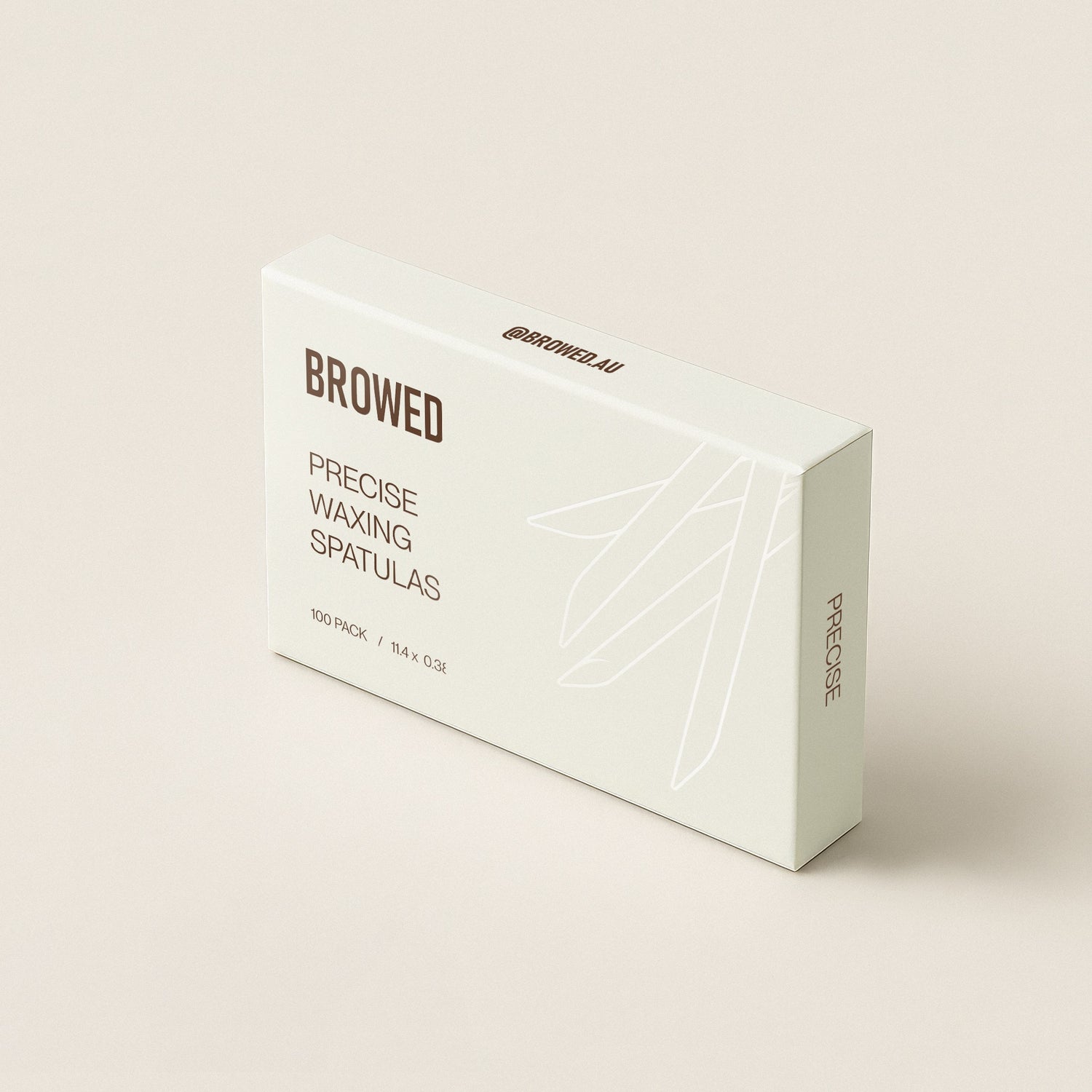 Browed - Precise Waxing Spatulas, 100 Pack