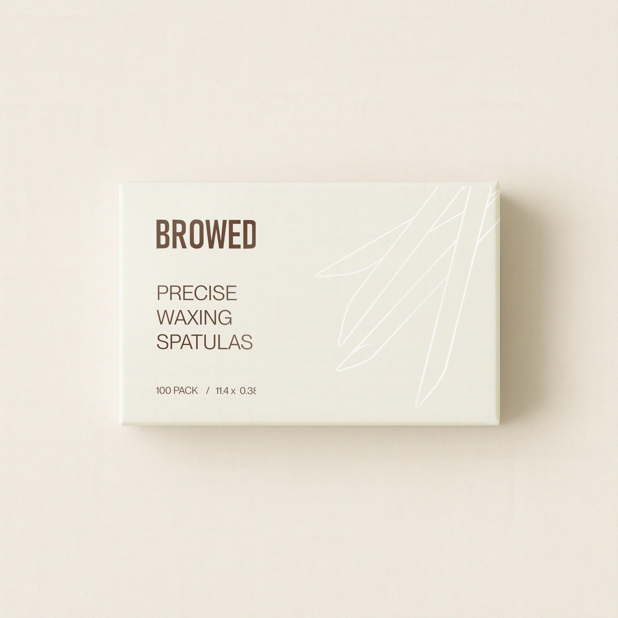 Browed - Precise Waxing Spatulas, 100 Pack
