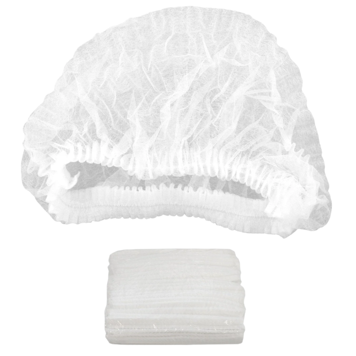 Disposable Hair Caps - White (100pcs)