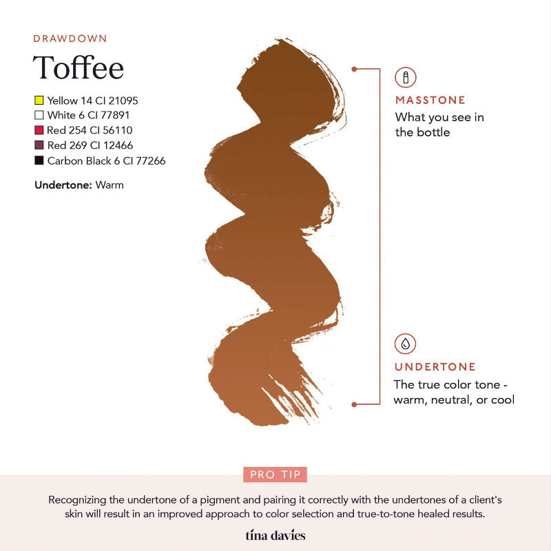 Tina Davies - I Love Ink BROW Pigment - Toffee 15ml