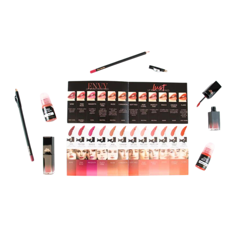 Tina Davies - I ๐ INK Lip Color Chart