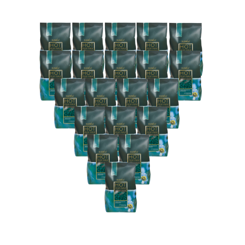 Italwax - Azulene Hard Wax, 20 x 500g