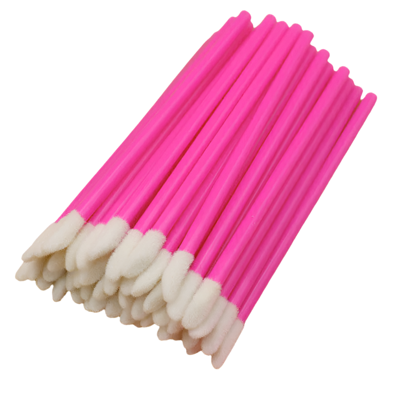Disposable Lip Applicator - Hot Pink