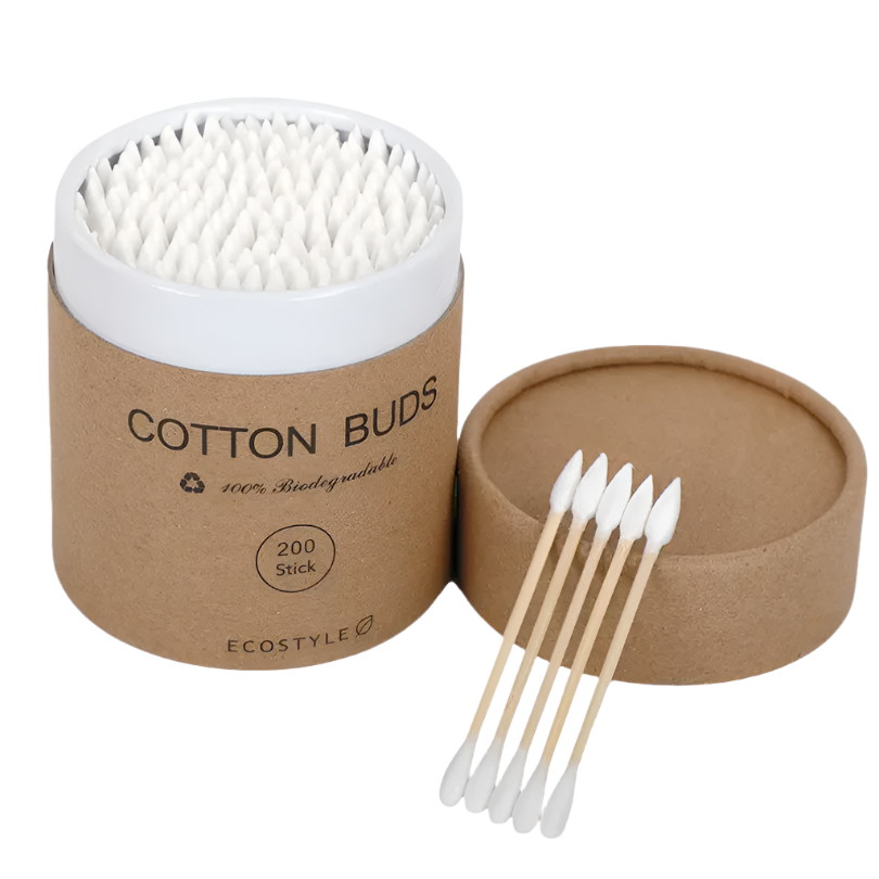 Eco-friendly Cotton Tips - White