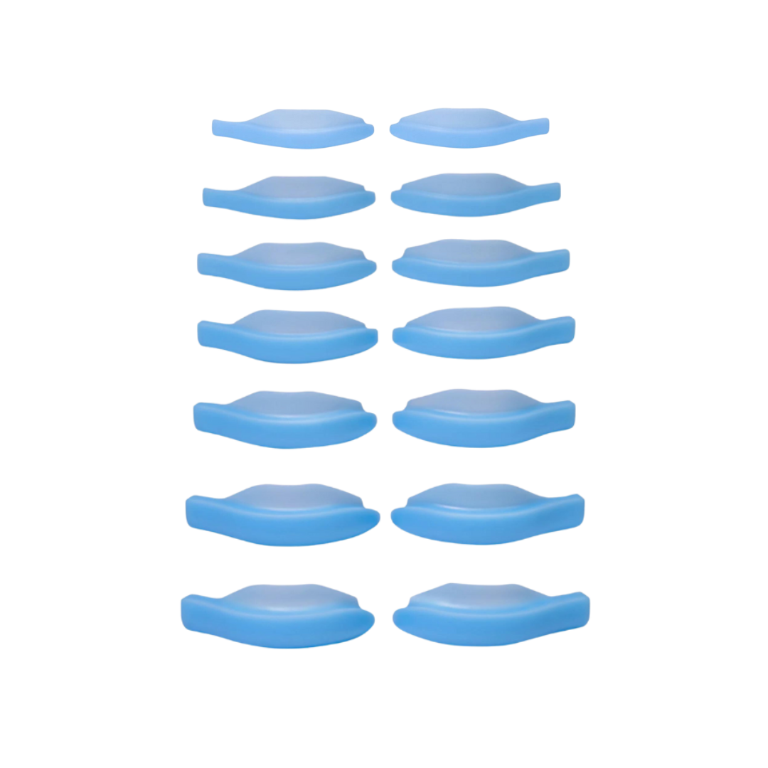 Katya Vinog - Silicone shields for lash lift / Sky Blue (8 Sizes Available)