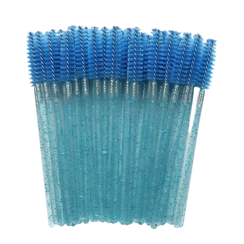 Disposable Glitter Mascara Wands - Blue