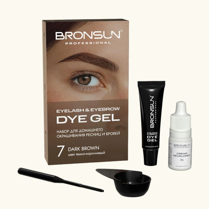 Bronsun - Eyelash and Eyebrow Dye Home Kit (Choose Your Colour)