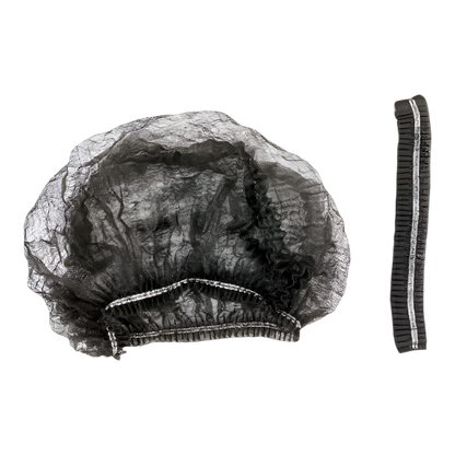 Disposable Hair Caps - Black 100pcs