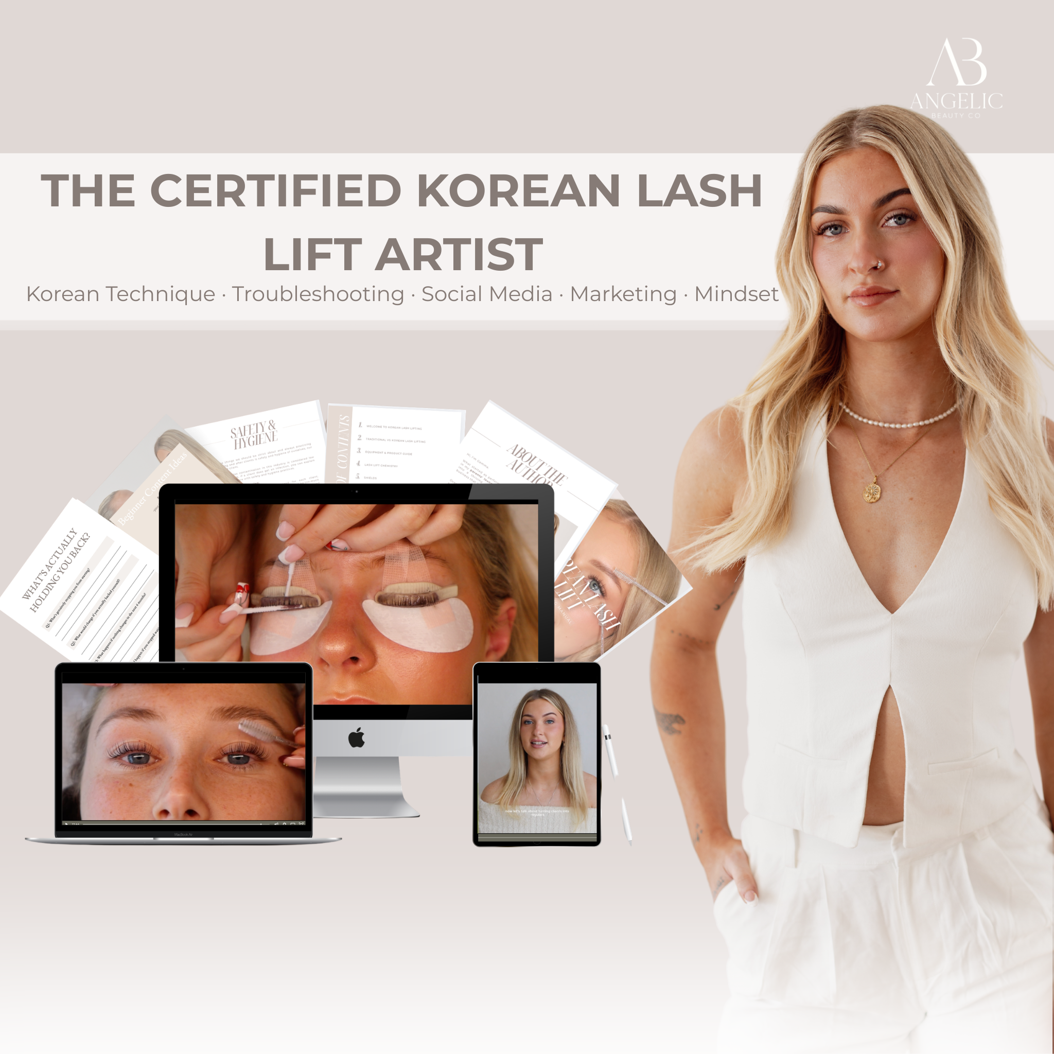 Angelic Beauty Co - The Certified Korean Lash Lift Artist