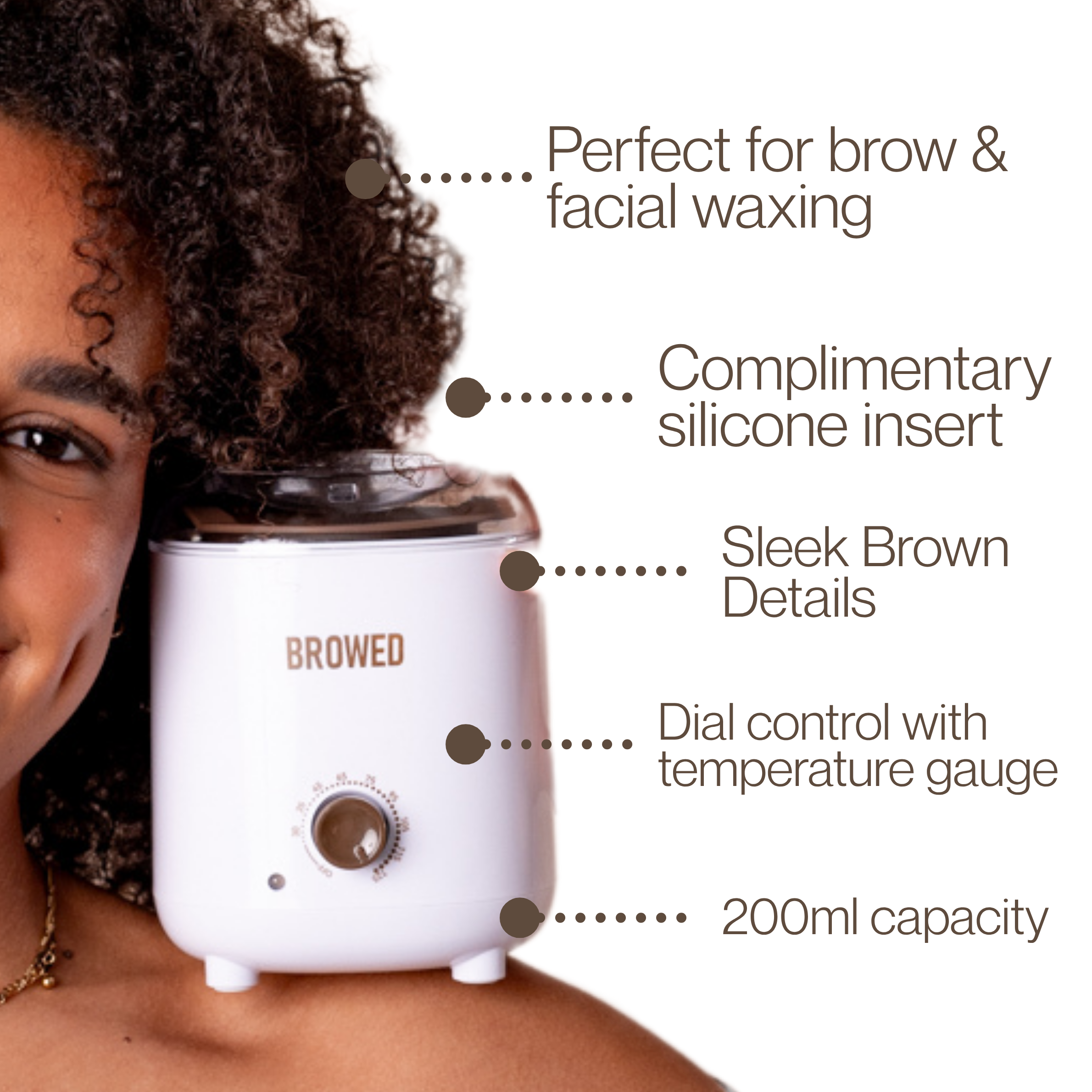 BROWED - Professional Baby Wax Heater, 200ml
