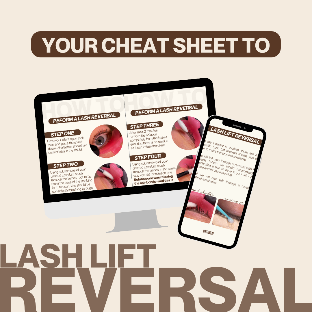Your Cheat Sheet to: Lash Lift Reversal