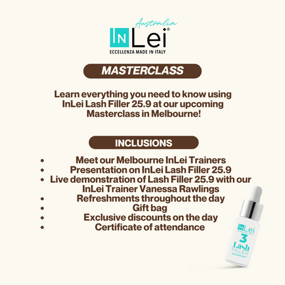 InLei Masterclass Melbourne / 20th of January