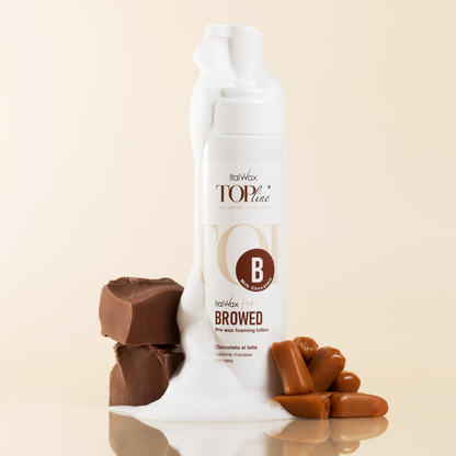 PRE ORDER - Italwax For Browed - Topline Milk Chocolate Pre Wax Foam, 200ml