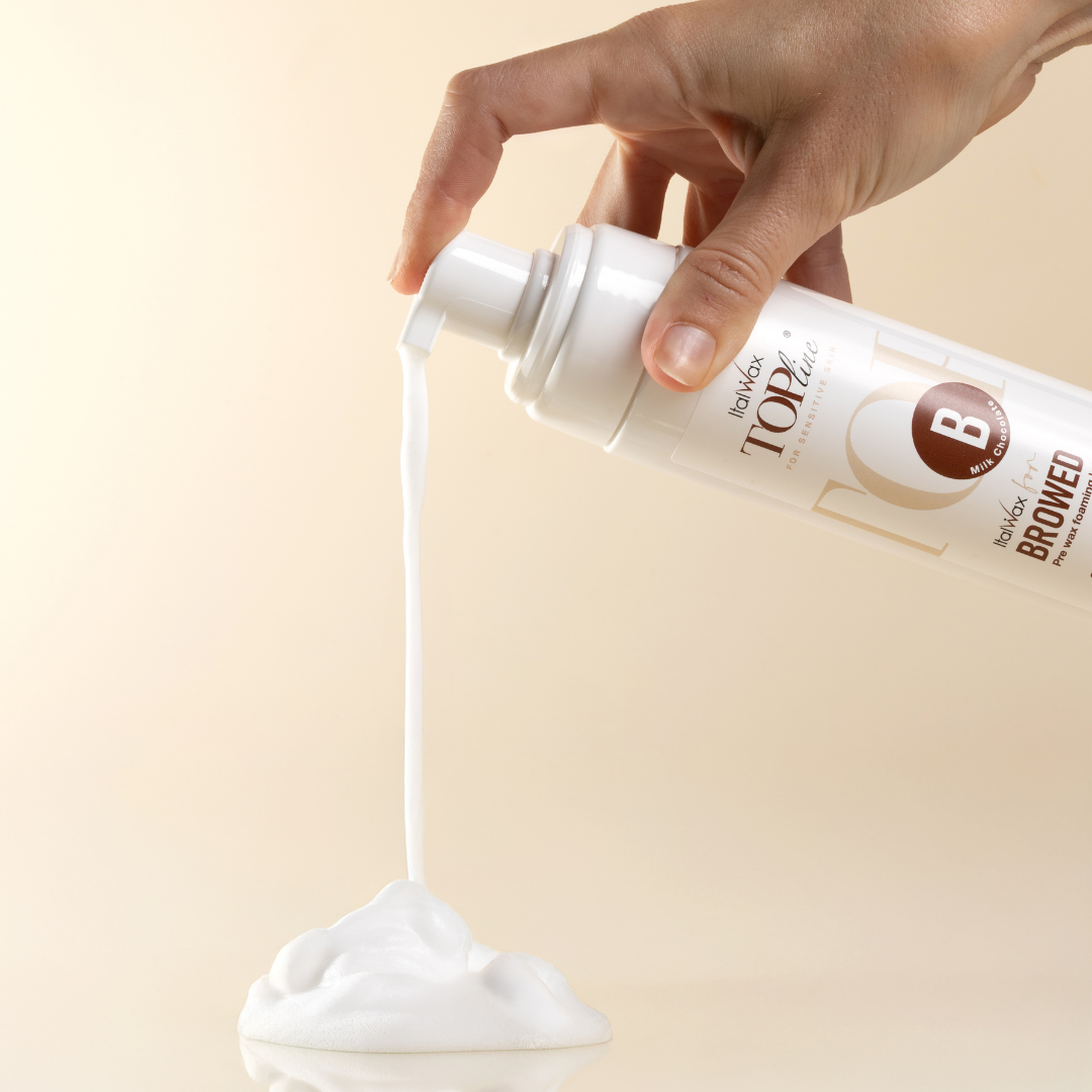 PRE ORDER - Italwax For Browed - Topline Milk Chocolate Pre Wax Foam, 200ml