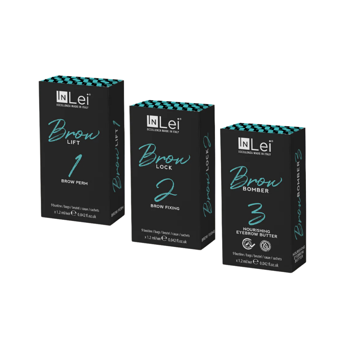 InLei® - Brow Bomber Lamination Kit (Sachets, 9 in a pack)