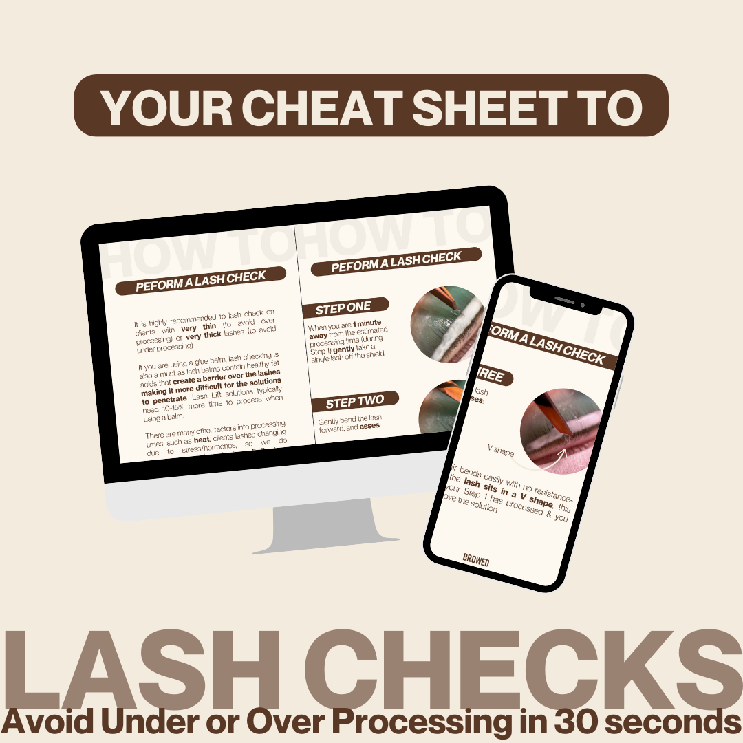 Your Cheat Sheet to: Lash Checks