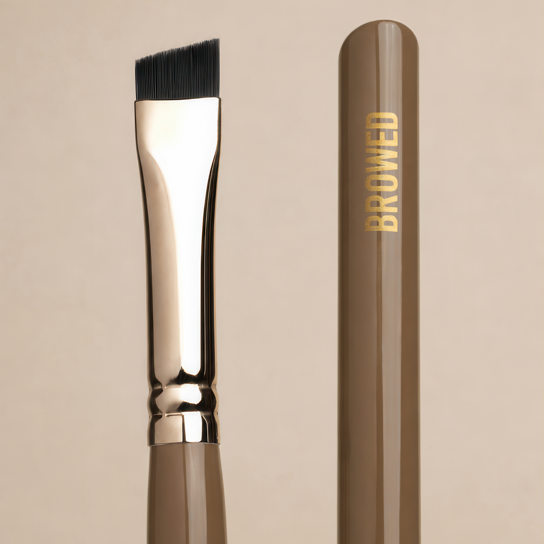 BROWED - Mocha Brush + Tweezer Set