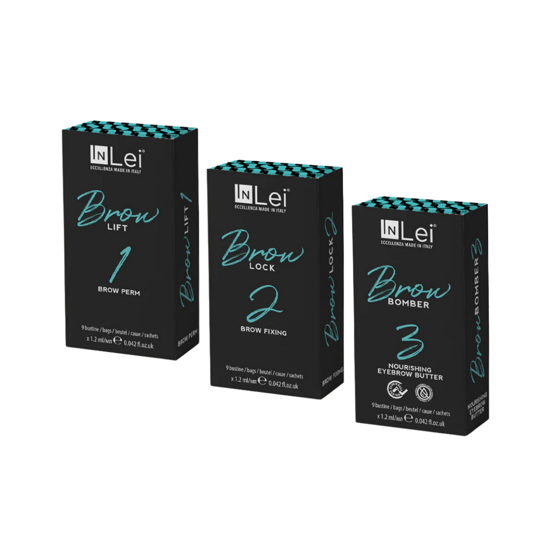 InLei® - Brow Bomber Lamination Kit (Sachets, 9 in a pack)