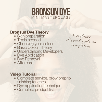 BROWED - Bronsun Dye Mini Masterclass