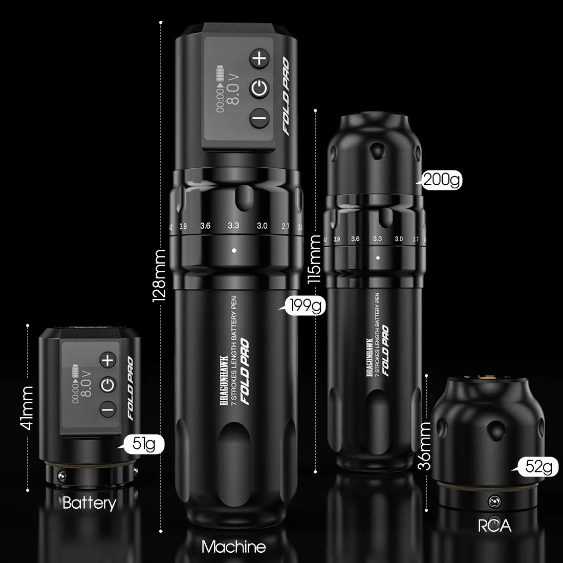 Dragonhawk Mast Fold Pro