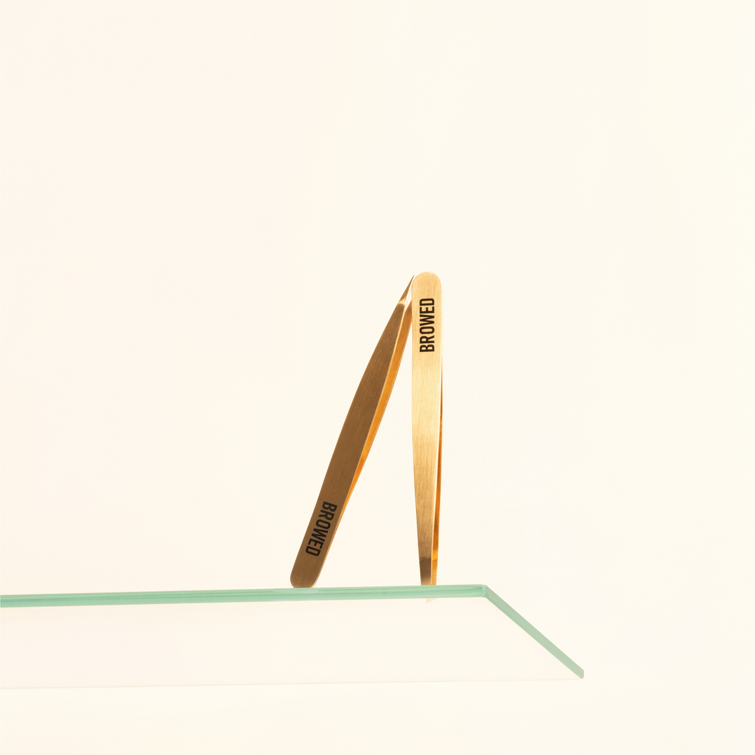 Browed - Gold Slanted Tip Tweezers