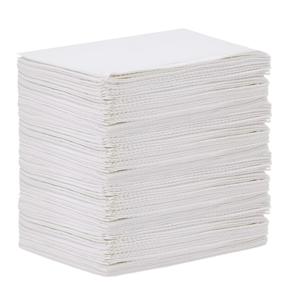 Disposable Dental Bibs - 3 ply - 33x45.5cm - White (125pcs )