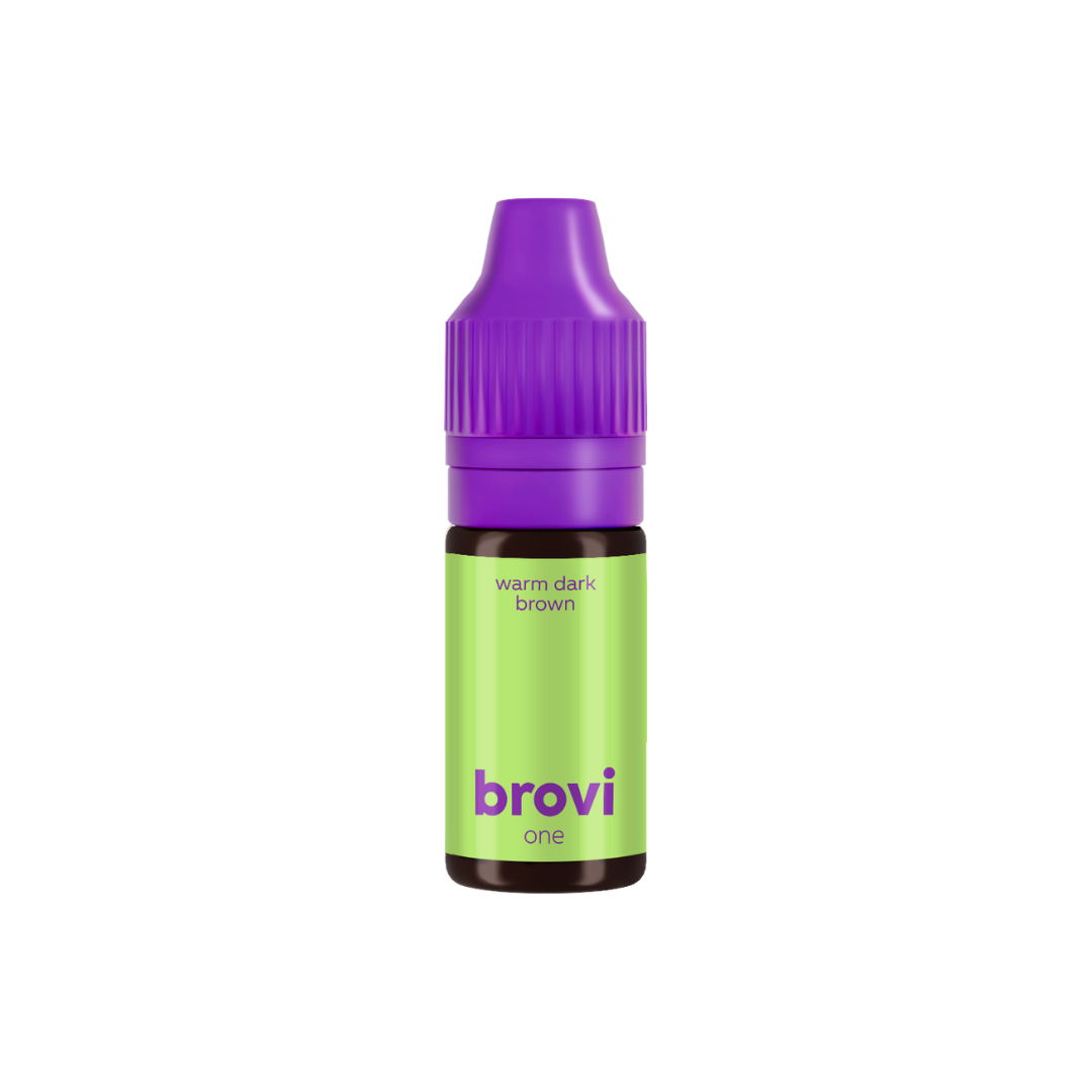 BROVI - One Inorganic Pigment - Warm Dark Brown, 10ml