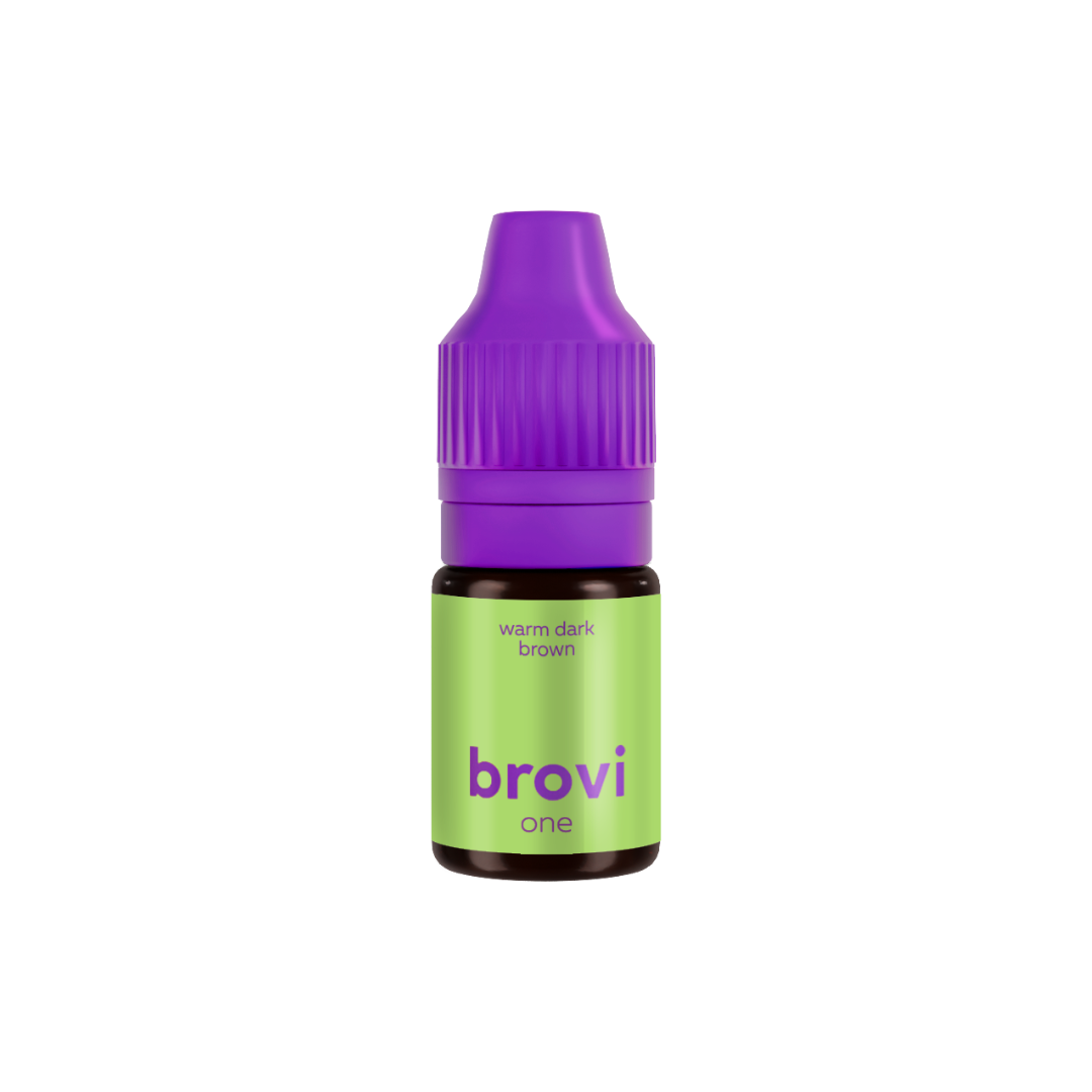 BROVI - One Inorganic Pigment - Warm Dark Brown, 5ml