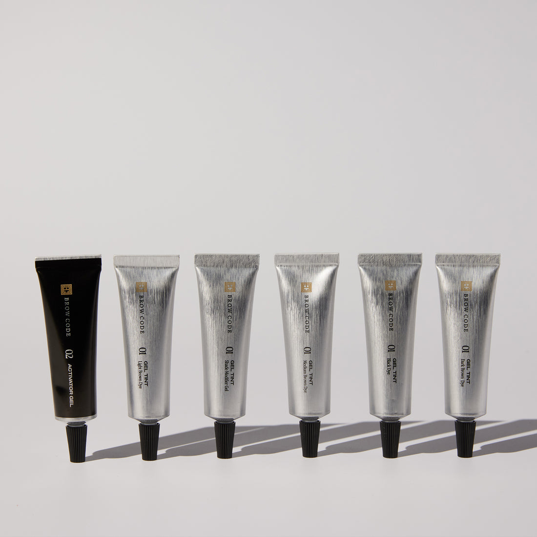 Brow Code -  PPD Free Gel Tint Kit (4 Colours + Modifier + Activator)