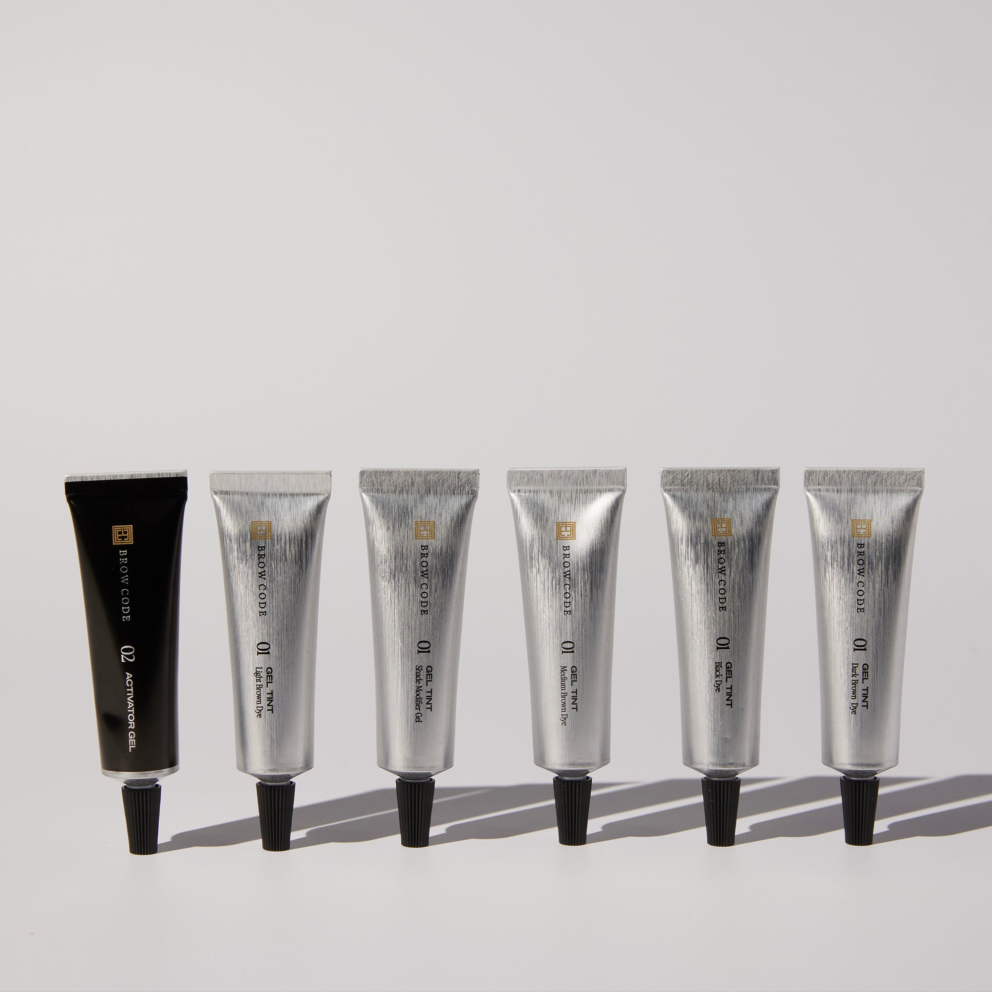 Brow Code -  PPD Free Gel Tint Kit (4 Colours + Modifier + Activator)