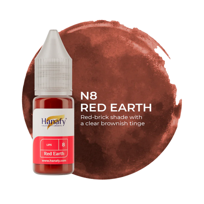 Hanafy - LIP Pigment - N8 Red Earth, 10ml
