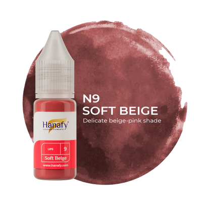 Hanafy - LIP Pigment - N9 Soft Beige, 10ml