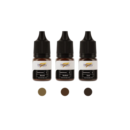 Hanafy - HAIRSTROKES Pigment Mini Set, 3 x 5ml