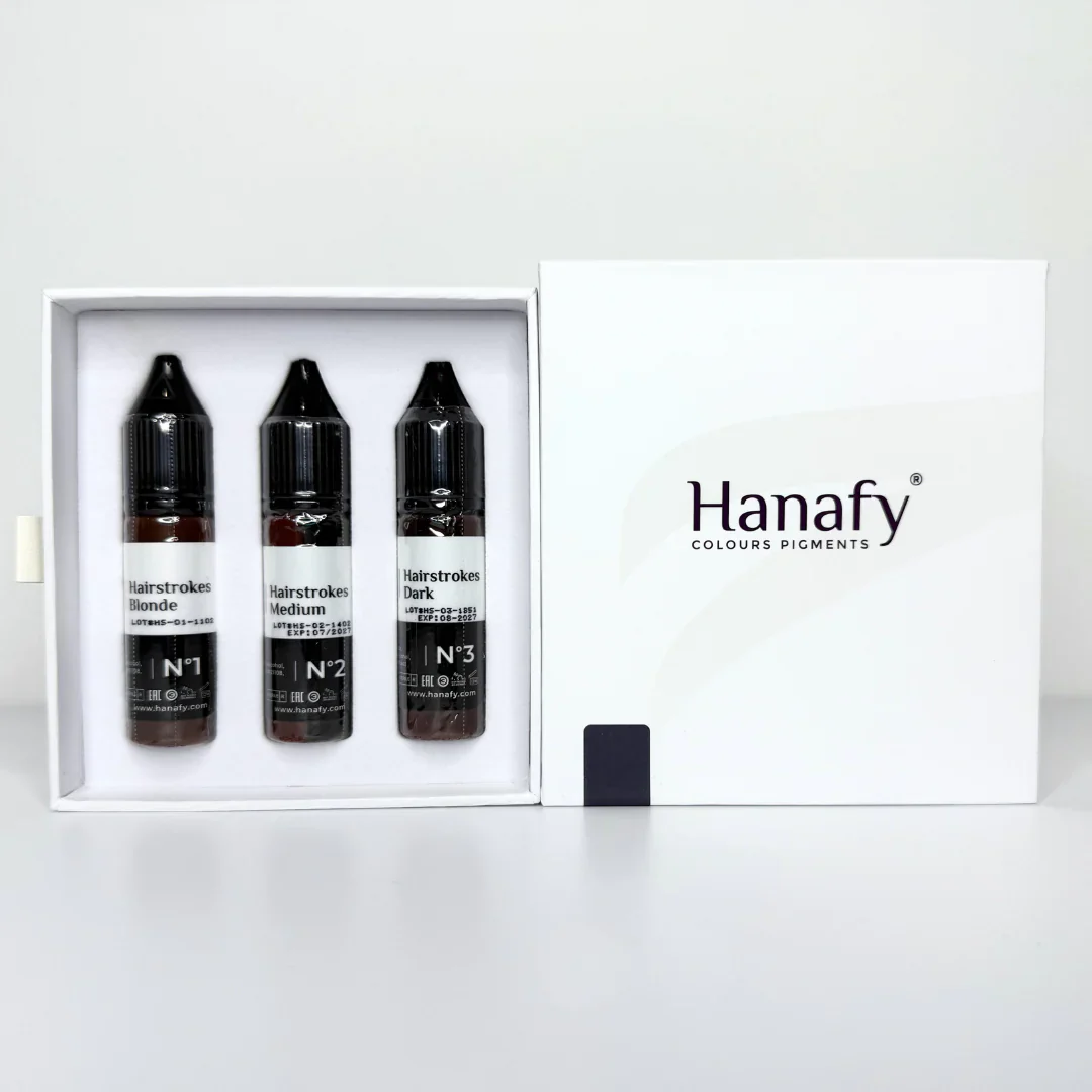 Hanafy - HAIRSTROKES Pigment Set, 3 x 15ml