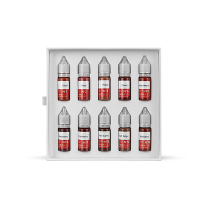 Hanafy - LIPS Pigment Set, 10 x 10ml