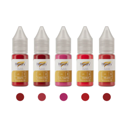 Hanafy - PASSION Lip Pigment Set, 5 x 10ml