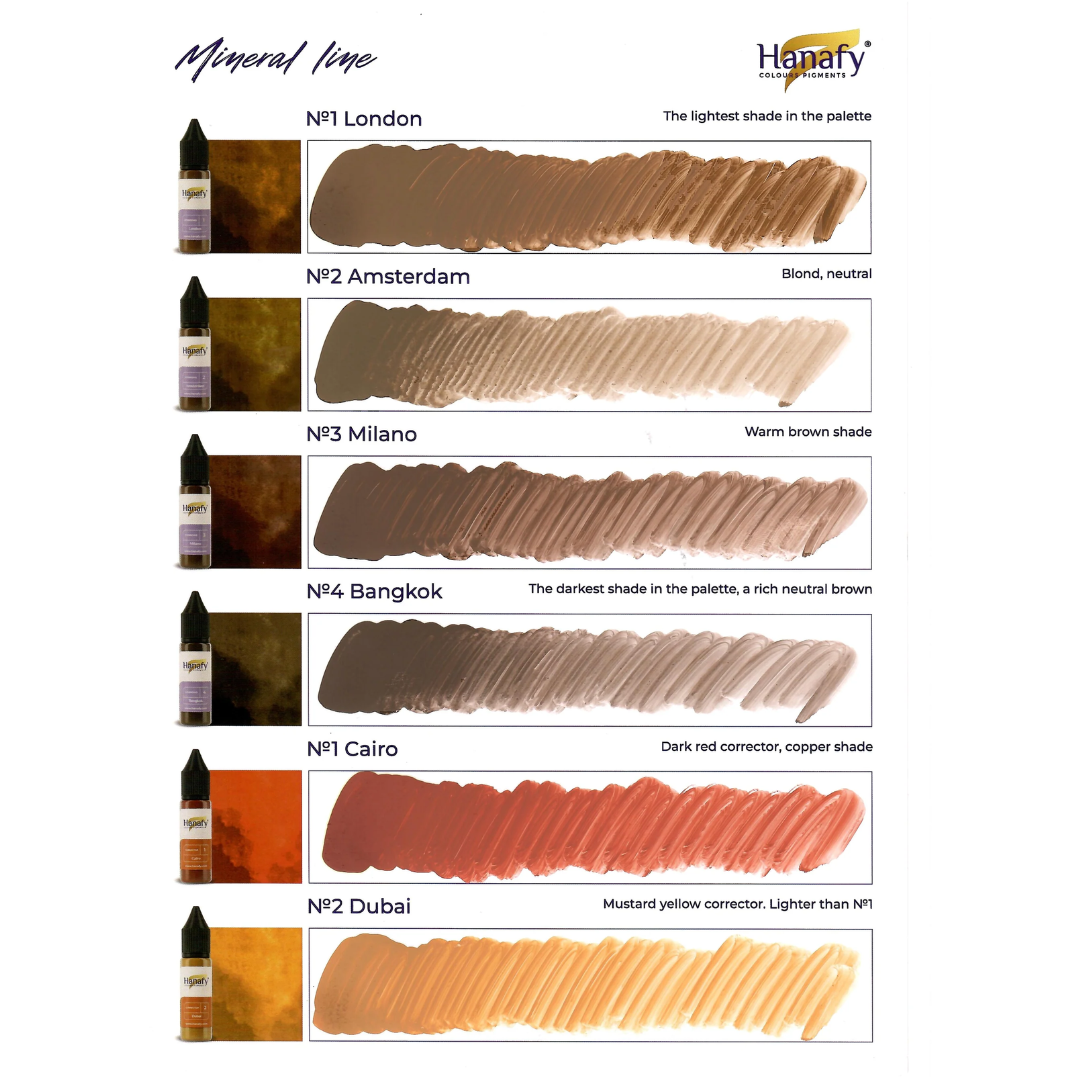 Hanafy - MINERAL Brow Pigment - Amsterdam, 15ml