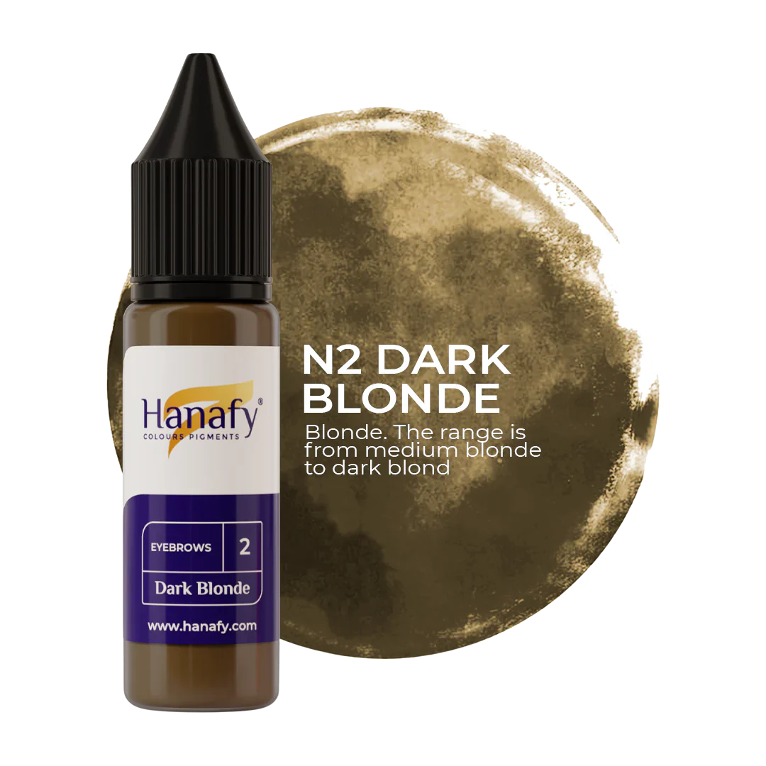 Hanafy - Brow Pigment - N2 Dark Blonde, 15ml