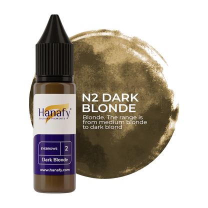 Hanafy - Brow Pigment - N2 Dark Blonde, 15ml