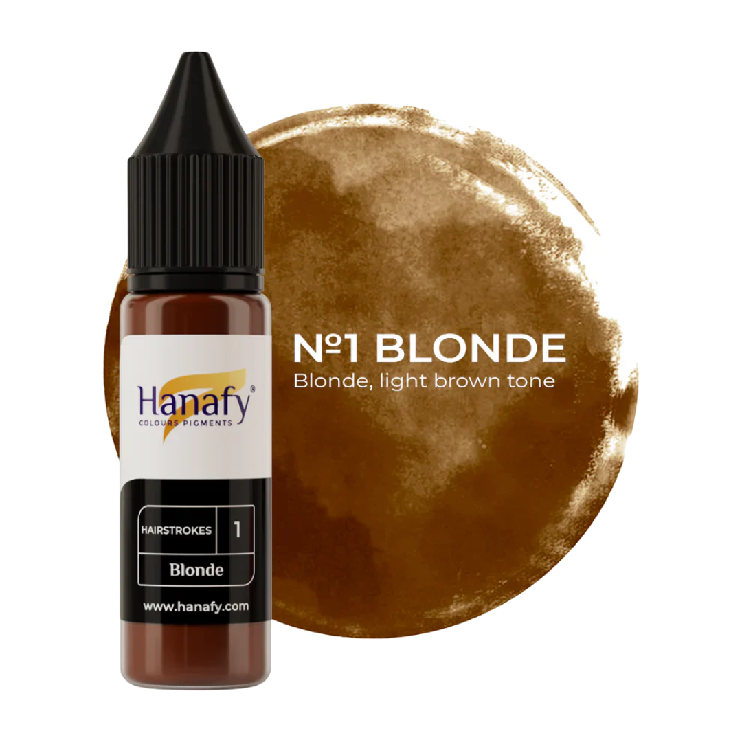 Hanafy - HAIRSTROKES Brow Pigment - No.1 Blonde, 15ml