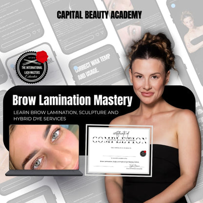 Capital Beauty Academy - Brow Lamination Mastery Online Course