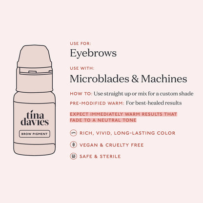 Tina Davies - Eyebrow Pigment Collection